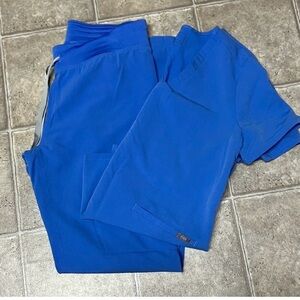 Figs Light Blue Technical Collection Scrub Set